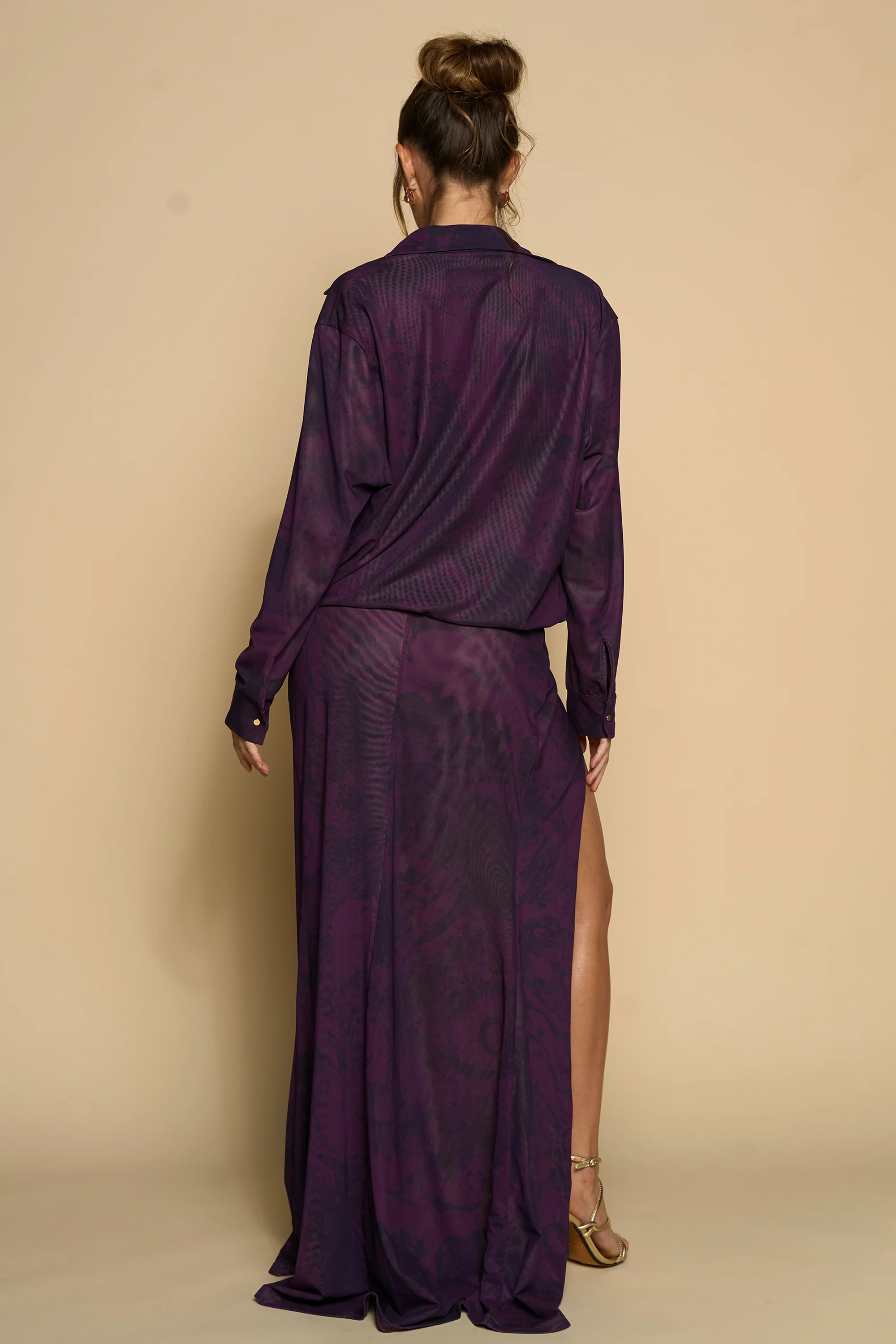KESSIA DRESS-PLUM - Image 7