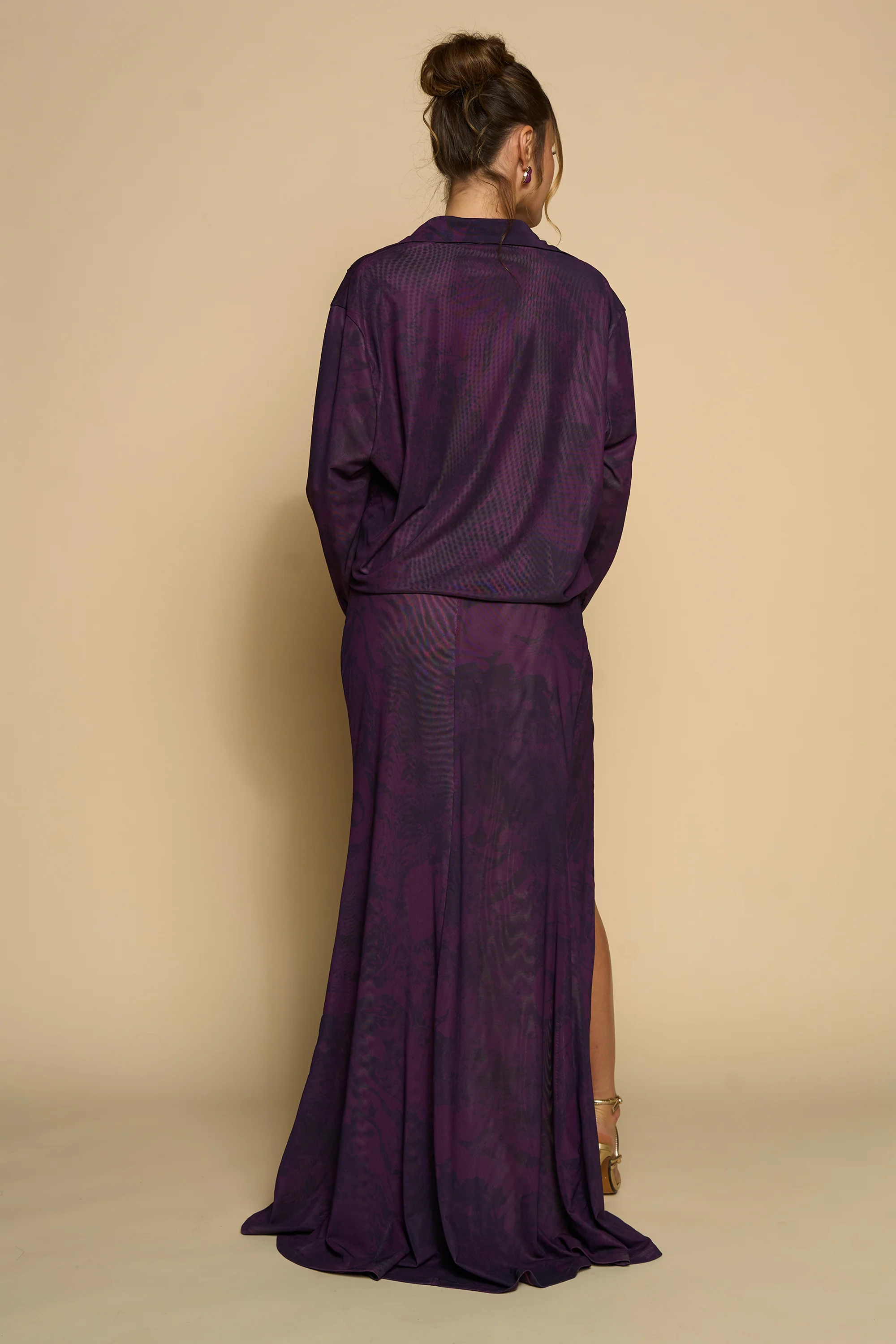 KESSIA DRESS-PLUM - Image 8