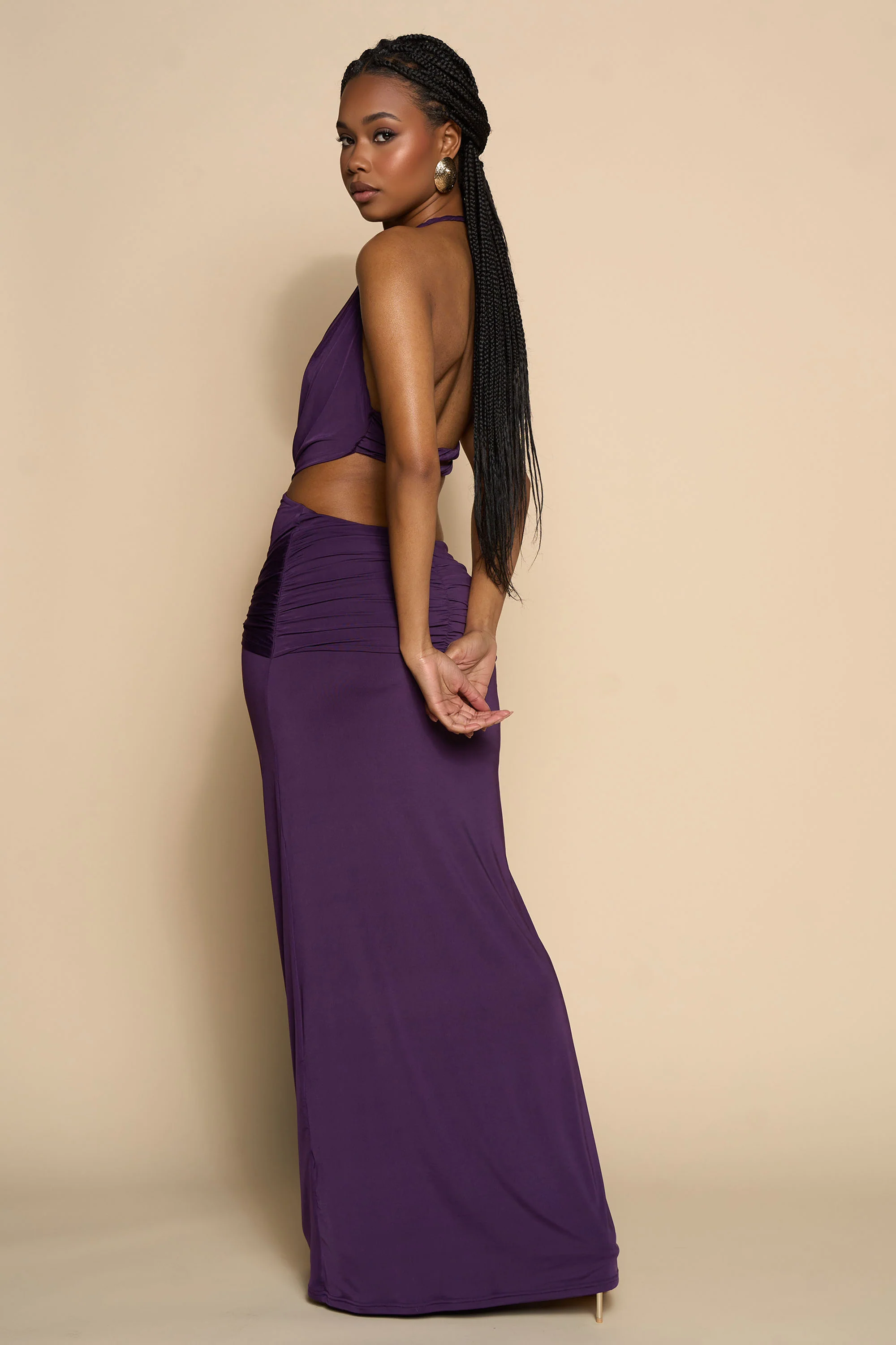 VELORAE DRESS-PLUM - Image 11